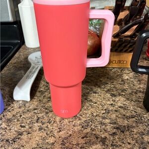 Slim Coral Mug with Handle